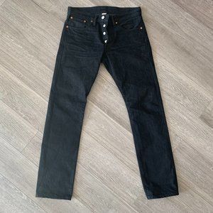 RRL Slim Fit Black Denim Sz 30